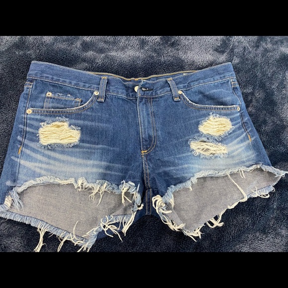 Rag & Bone / Jean - Cut off Shorts - size 30 - Blue - Picture 1 of 6